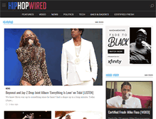 Tablet Screenshot of hiphopwired.com
